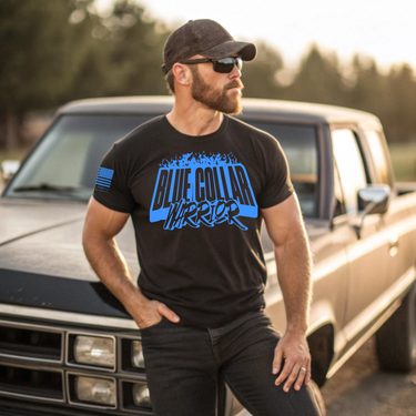 Blue Collar Warrior work shirt for construction and trade workers